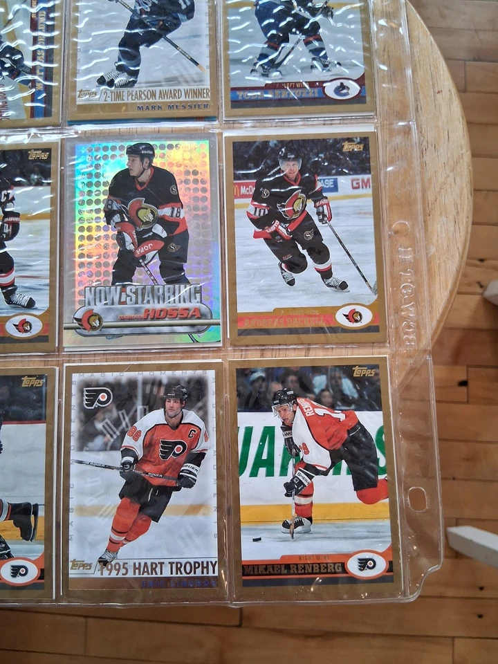 TOPPS NHL 1998-1999 VANCOUVER CANUCKS OTTAWA SENATORS PHILADELPHIA FLYERS CARDS - Image 3 of 4