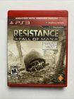 Resistance Fall of Man GH (Sony Playstation 3, 2006) PS3 CIB w/ Manual