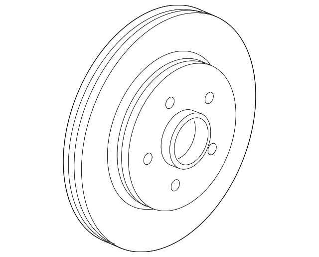 Rotor de freno de disco delantero genuino GM 20892949 Foto 2 de 3