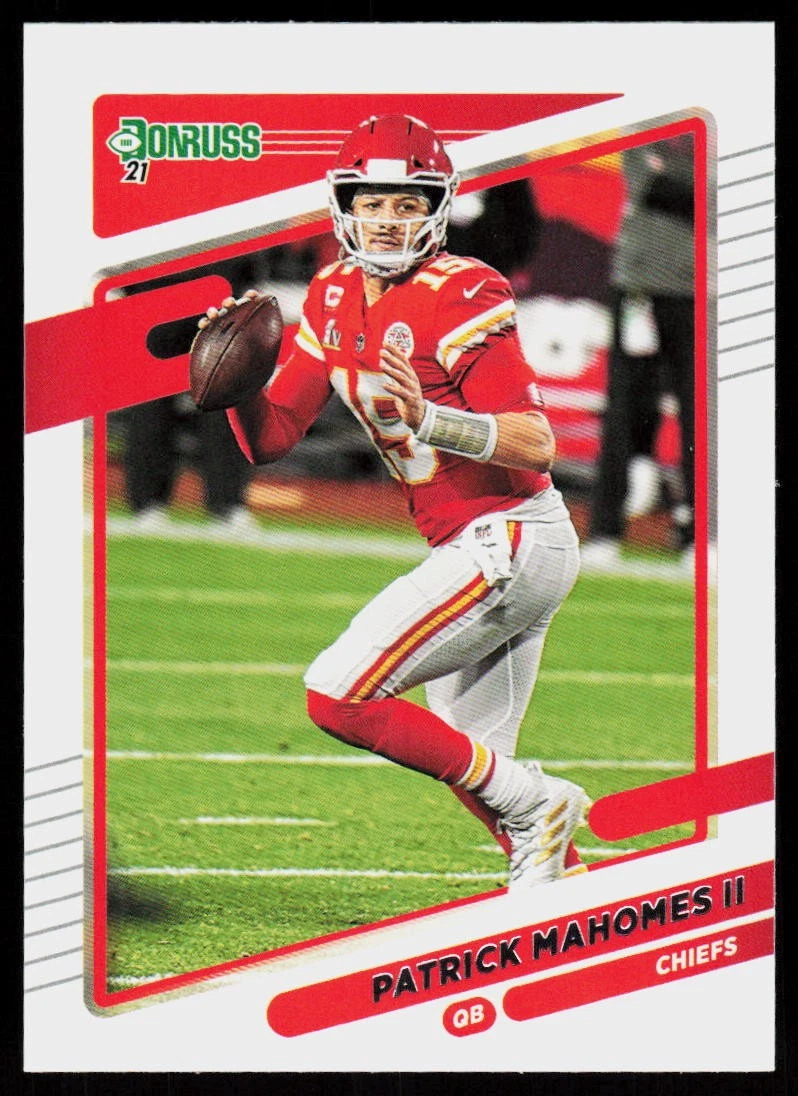 Patrick Mahomes trading card