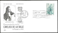 🍁Canada  #446    CAVELIER DE LA SALLE     Fine Used  1966 First Day Cover