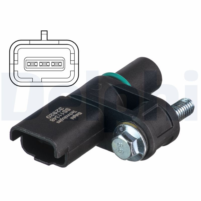 Delphi SS11348 Sensor für Nockenwellenposition Nockenwellensensor Sensor - Bild 2