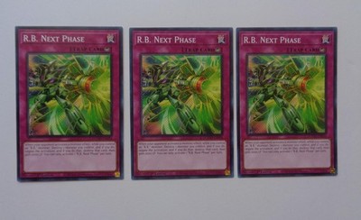 Playset: 3x R.B. Next Phase DOOD-EN096 (Common, 1st Edition, Near Mint / NM)