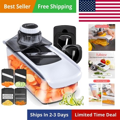 Mandoline Slicer for Kitchen, Fruit Cutter, Cheese Grater, Cucumber Slicer, V...