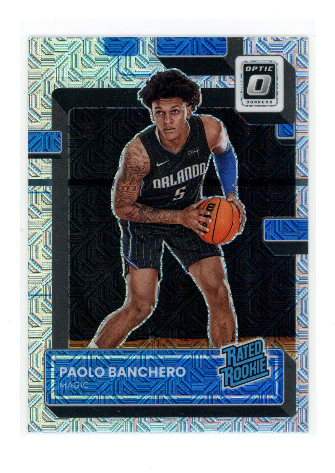 2022-23 Donruss Optic Paolo Banchero Choice Mojo Rated Rookie #221 Orlando Magic