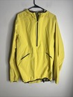 On Cloud Mens Waterproof Anorak Jacket Yellow XXL Running Athletic 1/2 Zip EUC
