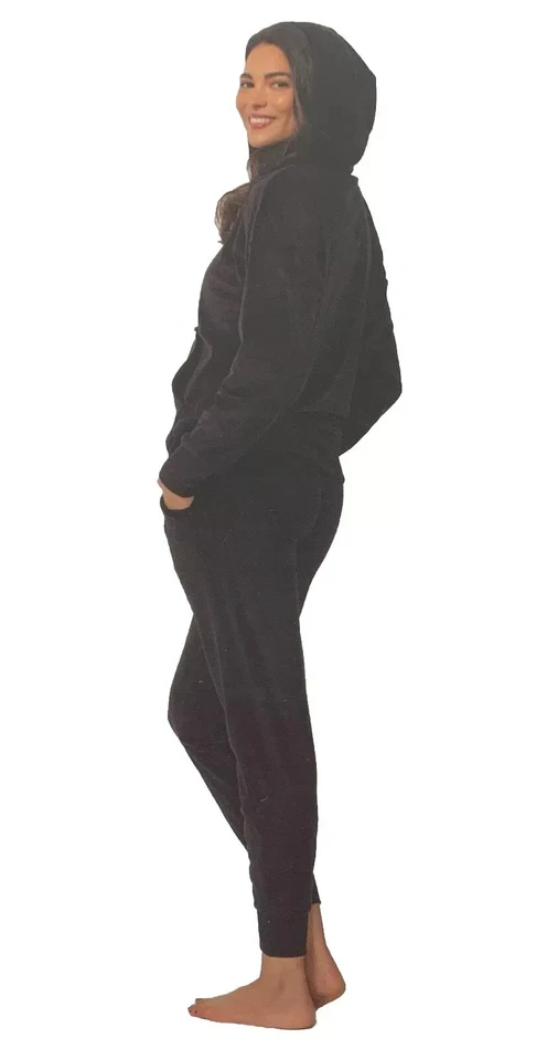 Jezebel Women's 2-Piece Velour Hoodie & Jogger Lounge Set