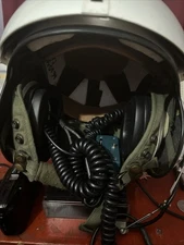 Vintage Gentex Helicopter Flight Helmet Size X-large Made In USA