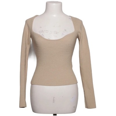 Zara, Strickpullover, Größe: M, Beige, Acryl/Modal/Polyester/Wolle #EzP