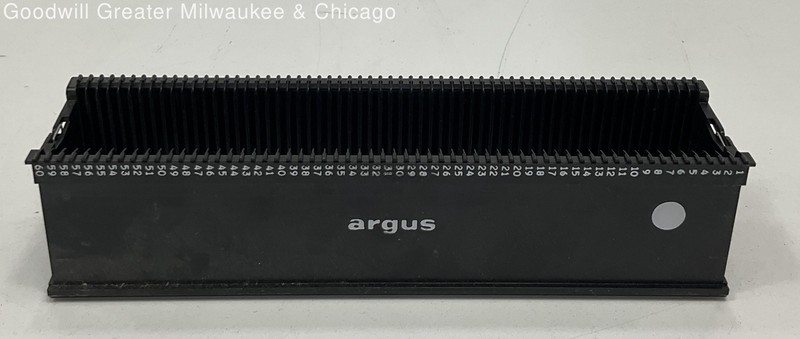 3 Vintage Argus 60-Capacity Slide Magazines