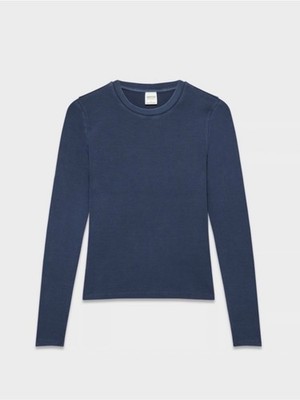 Homestretch Rib Crew Longsleeve - No-Stress Dark Blue small