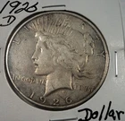 1926-D Peace Silver Dollar
