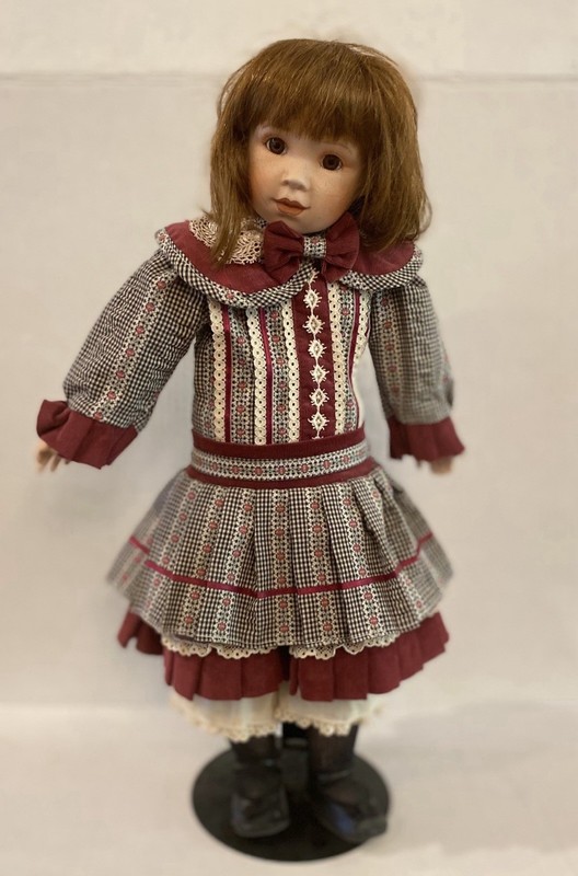 1995 Coca Cola Collectible Doll 18” EUC