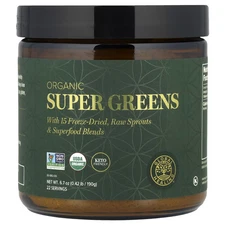 2 X Global Healing, Organic Super Greens, 6.7 oz (190 g)