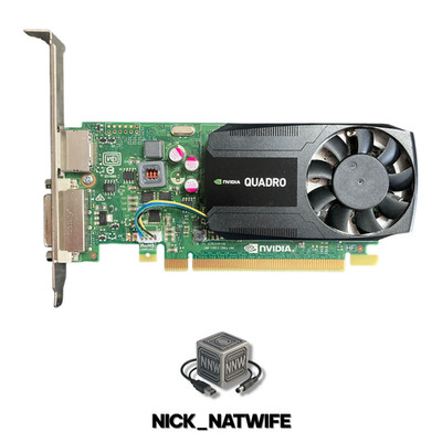  NVIDIA Quadro K620 2GB GDDR3 PCIe x16 DVI-I DP 699-52012-0504-720  