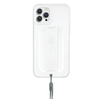 Apple UNIQ Heldro Hülle iPhone 12 Pro Max weiß/natur Frost Antimikrobiell