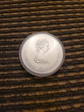 1976 Canada Montreal Olympics $10 Dollars  .925 Silver Commemorative Coin 48.8g