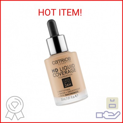 Catrice | HD Liquid Coverage Foundation | High & Natural Coverage | Vegan & Crue