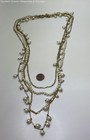 J. Crew Gold Tone Faux Pearl Multi-Strand Necklace 96.8g — photo 2