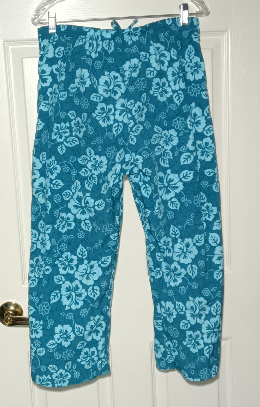 LL Bean Tropical Pattern Capri Drawstring Elastic… - image 7