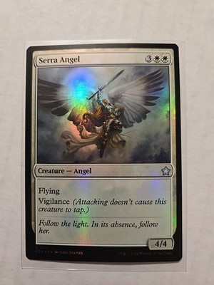 Serra Angel (Foil) - Foundations - LP - Uncommon - Creature - MTG Magic