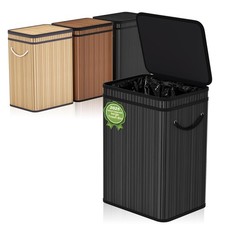 80 Liter/21 Gallon Large Trash Can with Lid, Garbage Bin Wastebasket Made of ...
