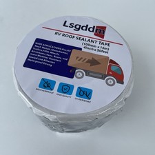 RV Roof Tape White, 4 Inch X 50 Feet RV Repair Sealant Tape, Stop Camper Leaks