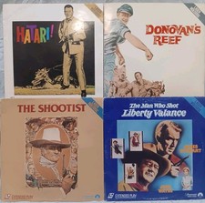 John Wayne Laserdisc Lot Of 4