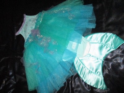 Disney Baby Kostüm Kleid Kleinkind ca. Gr. 80-92 Meerjungfrau, Trikot Body Tüll