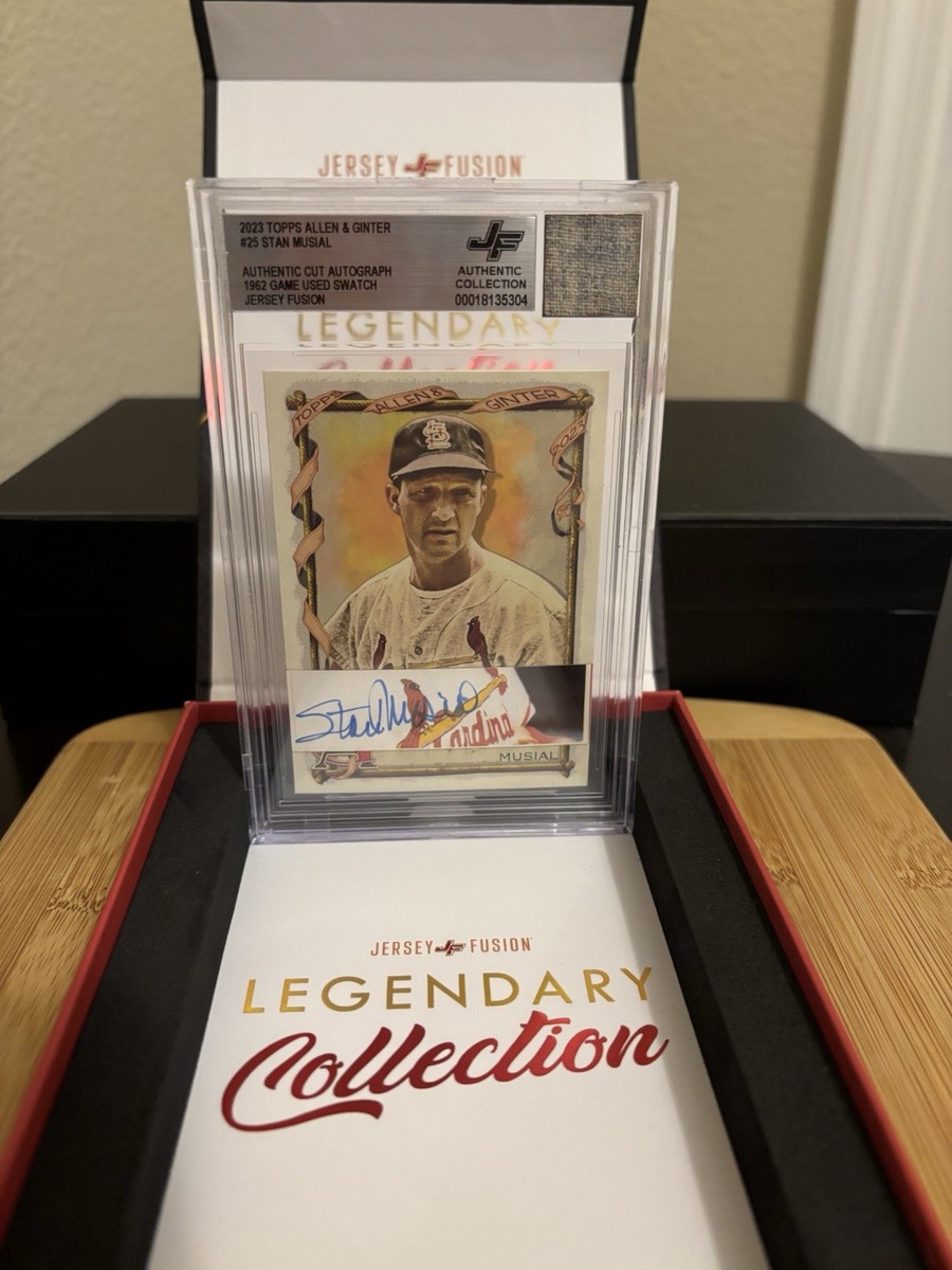 2025 Jersey Fusion Legendary Stan Musial Autograph & Game Worn