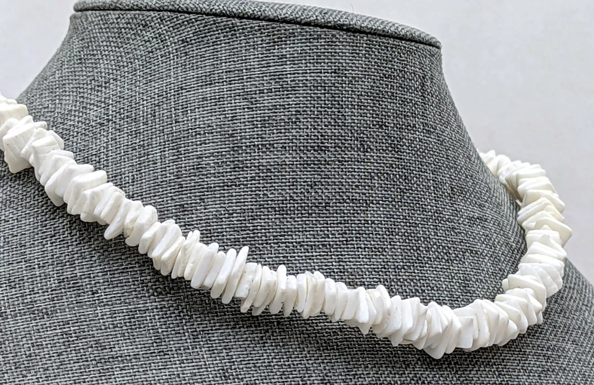 White Puka Shell Necklace Shells .25 Length 18 eBay