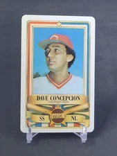 1982 Perma-Graphics Credit Card #13 Dave Concepcion
