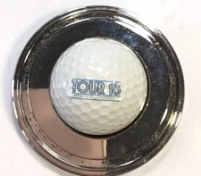 Vintage TOUR 18 Logo Golf Ball Collectors Slazenger 3 Advertising