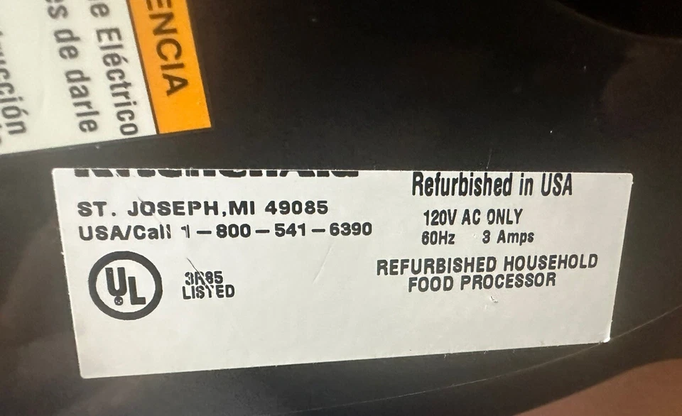 KitchenAid KFP0924CU 9 Cup Food Processor w/ Exact Slice System (Refurbished) - Image 2 of 3