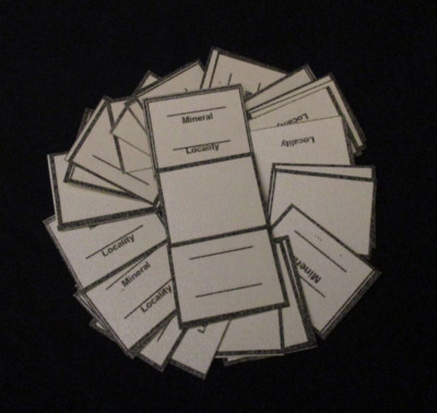 25-Adhesive (Stick On) Mineral Identification Label For Perky Boxs E6295