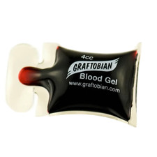 Fake Blood Stage Halloween-Graftobian Blood Gel 4cc-SPFX Theatrical Makeup-3Pack