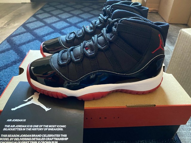 jordan 11 bred grade school 6.5