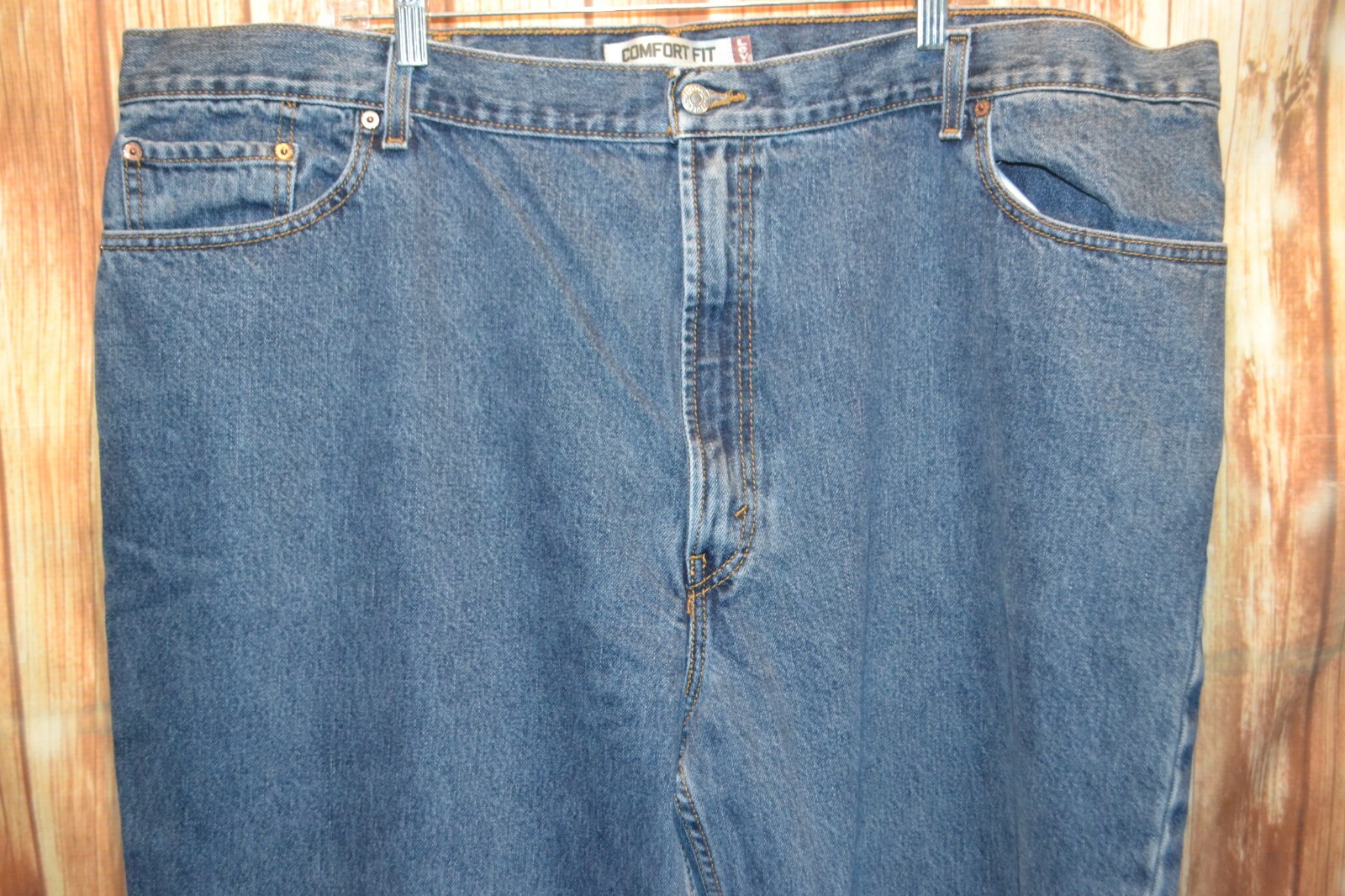 Levis Men Big & Tall 560 Comfort Fit Blue Denim Jeans Size 48x30 thumbnail 5