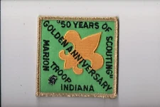 Marion Indian Troop Golden Anniversary patch