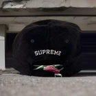 suprême daim 6 panneaux chapeau
