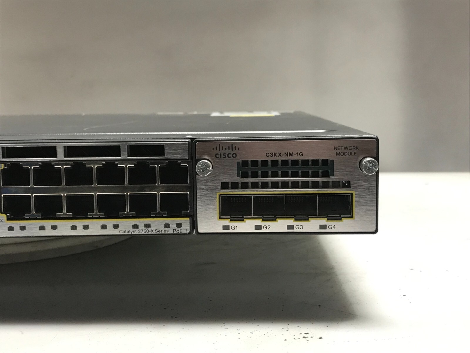 CISCO WSC3750X48PFS Network Switches (48Ports) eBay