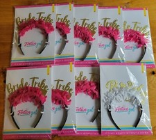 Bachelorette Party Crowns, BRIDE and Bride TRIBE. 9 PEICE LOT