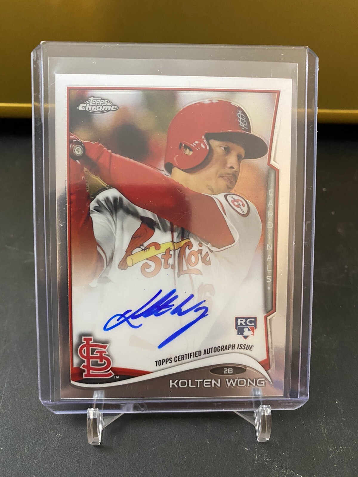 2014 Topps Chrome Kolten Wong Rookie Auto