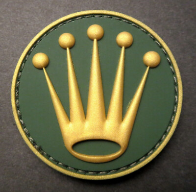 FEAR TOMORROW 3D GOLD & GREEN PVC PATCH NEW DS NOS