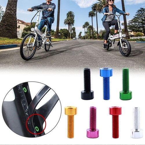 10Pcs Vélo Boulons Cage Boulon de Boulon Support Vis M5 Support