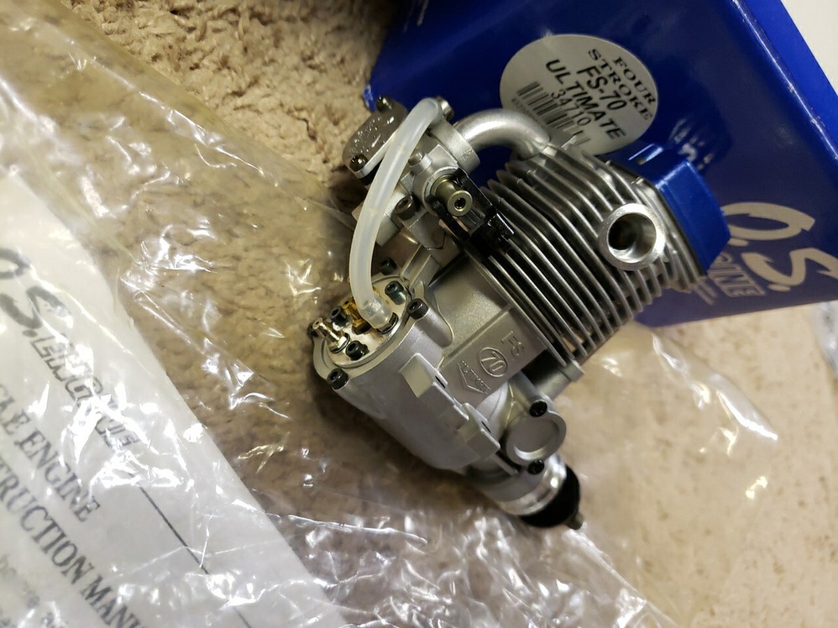 OS Engine - OS FS 70 Ultimate With Pump - FS-70 Four Stroke RC