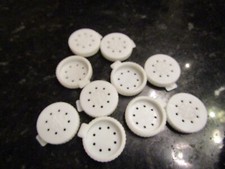 VINTAGE PBR Pabst Blue Ribbon Plastic Salt Pepper Bottle Caps Set 12 NOS 1960s