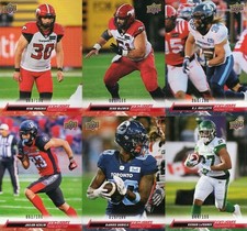 2023 Upper Deck CFL Football  EXCLUSIVES SERIAL NUMBERED To 100   ***YOU PICK***