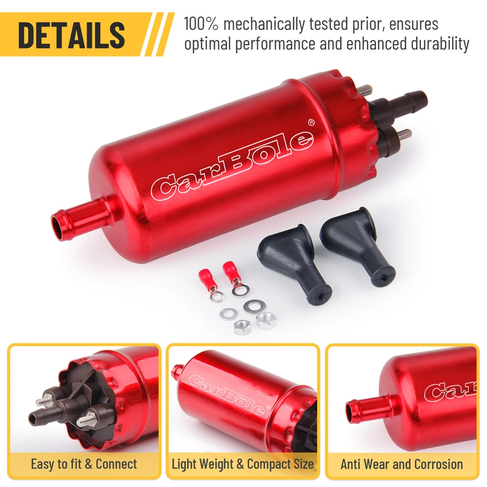 Kit de bomba de combustible eléctrica externa universal 12V en línea alta presión para0580464070 Foto 2 de 4