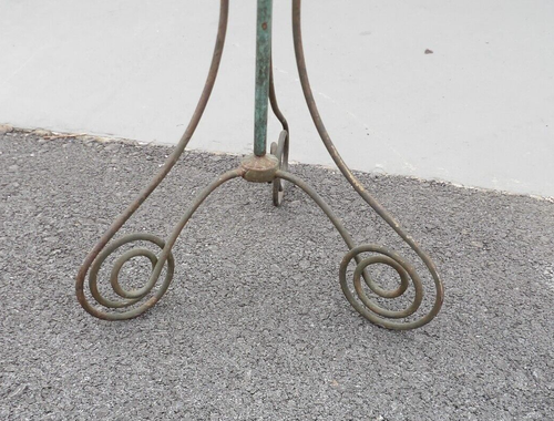 Late 1800's Antique American Copper & Cast-Iron indoor Weathervane Purple Ball - Picture 4 of 12